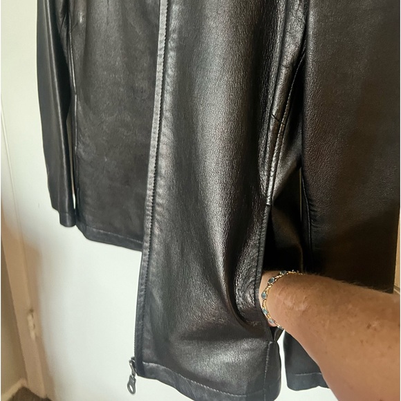 🖤lambs leatherWHET BLU REAL LAMBS LEATHER JACKET🖤🎁LIKE NEW CONDITION 🎁XS😎 - Picture 3 of 6